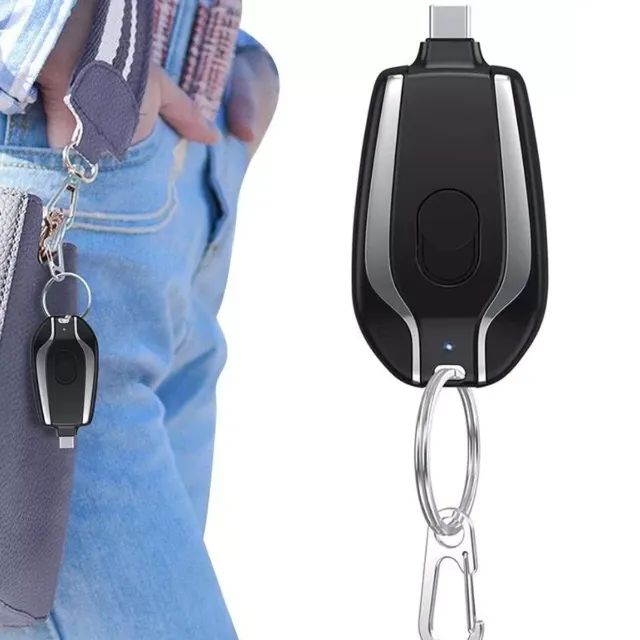 Power Bank Carregador Portátil Chaveiro Para iOS e Android  - Foto 3