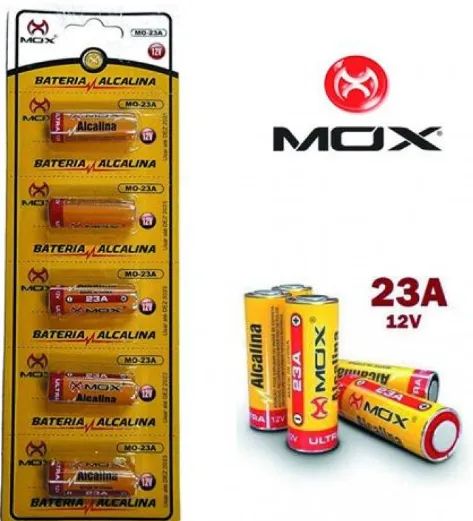 Bateria Alcalina Mox MO-23A 12V - Cartela c/5-UNIDADES