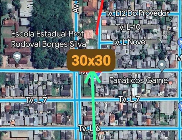 Lote em Santana na Av: Santana de Esquina