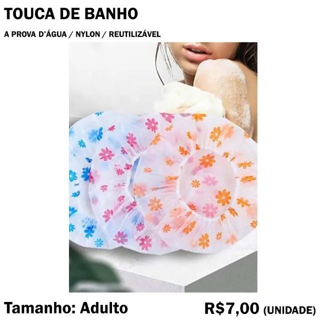 Touca de Banho Impermeável