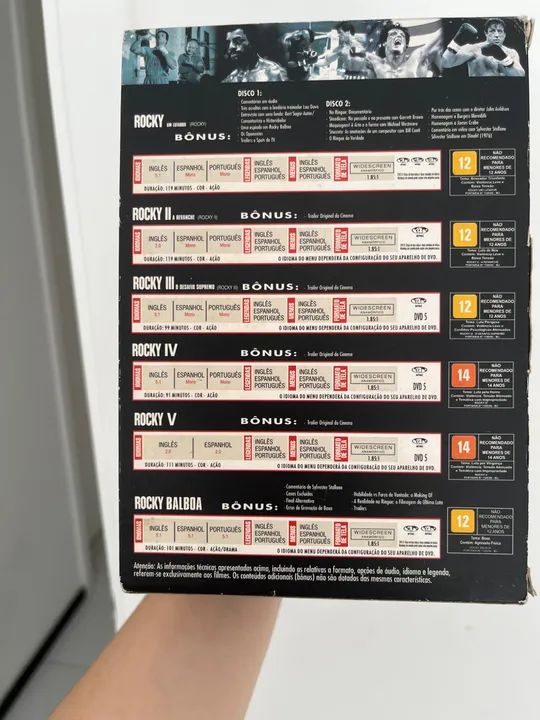Coleção Rocky Balboa Dvd