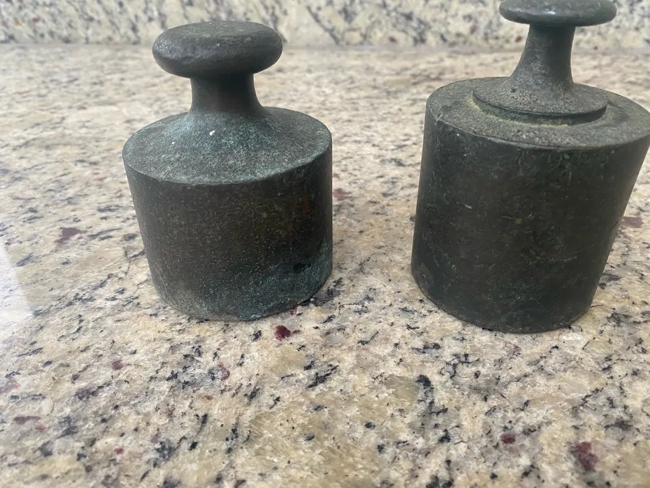 Conjunto de peso  3 kg  ferro fundido 