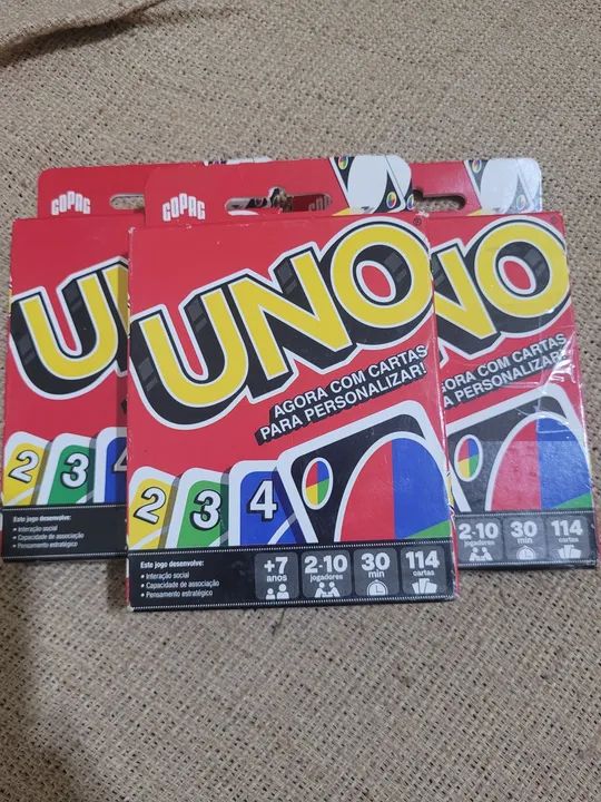 Jogo de Cartas UNO - Personalizado - Novo