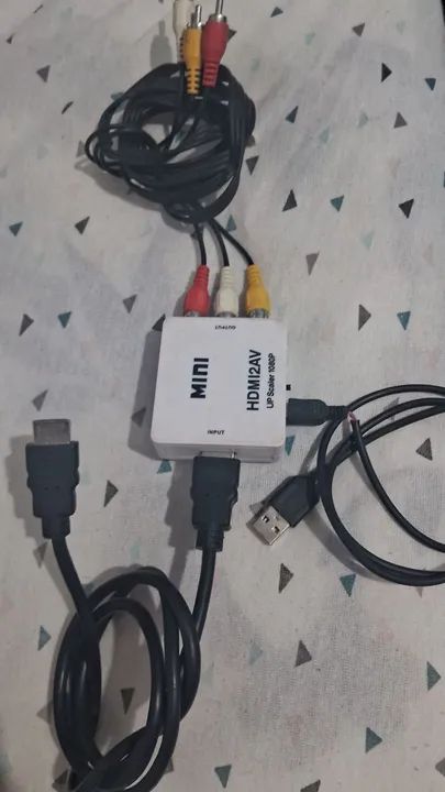 Mini HDMI/AV Conversor de  imagem - Foto 4