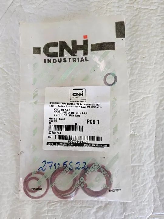 Trator New holand case kit vedações 47781744