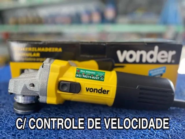 Esmerilhadeira Lixadeira 900w c/ controle de velocidade - Profissional - Foto 2