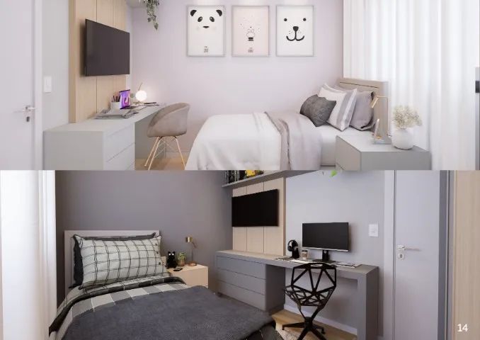 Apartamento com 03 quartos região da FAG - Foto 5