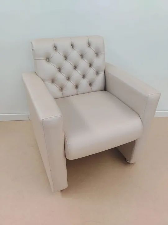 Poltrona para recepção escritório clínica  - Foto 2