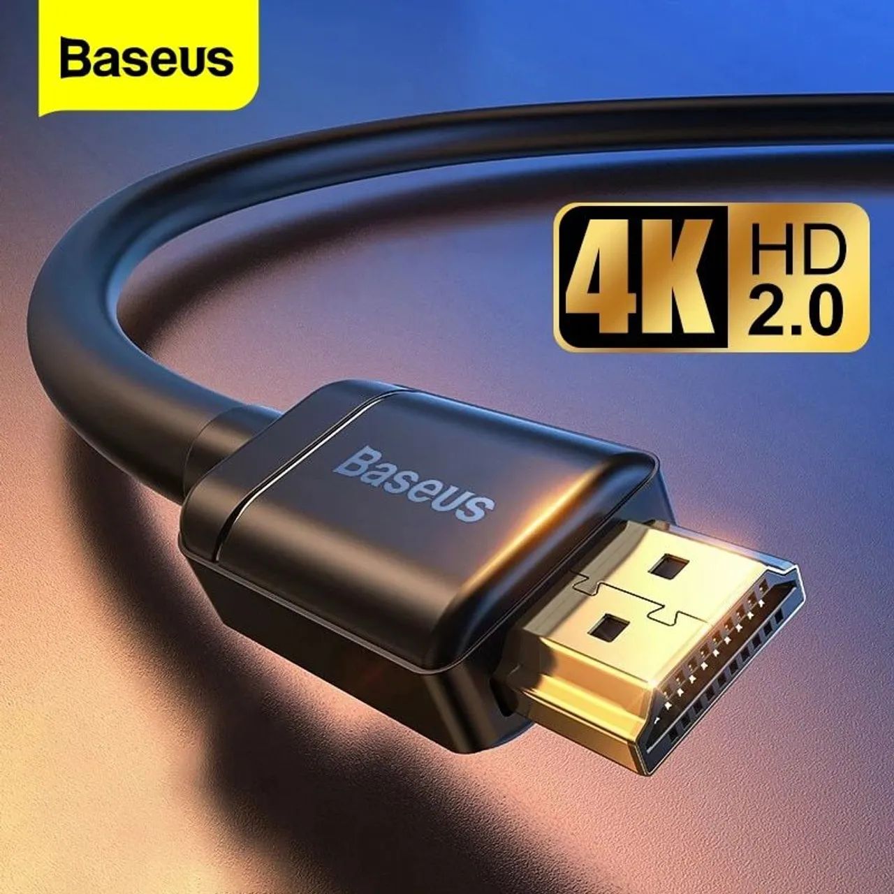 Baseus cabo compatível com HDMI para Xiaomi  mi box  48gbps digital 2 metros
