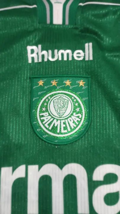 Camisa do Palmeiras 1999 Rhumell #8 Tamanho G impecável  - Foto 4