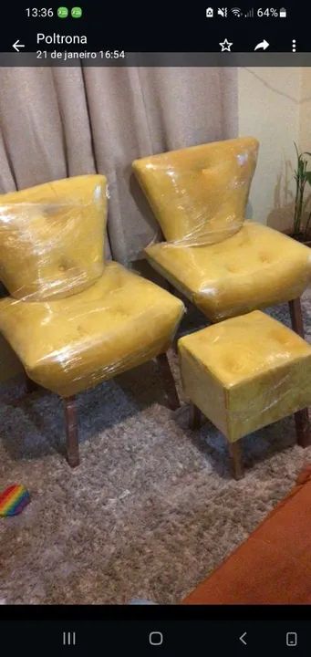 Poltrona modelos borboleta lindas sofisticadas modernas  - Foto 4