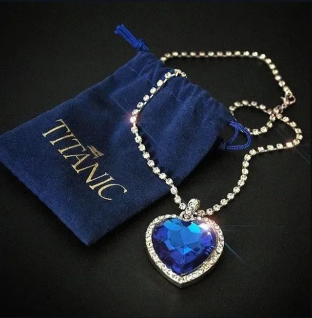 Medalhão Colar Coração do Oceano (Titanic) - Foto 2