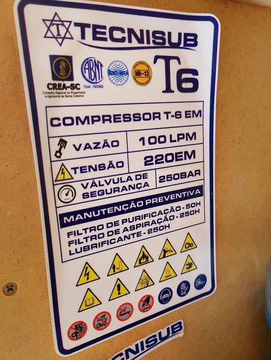 Compressor de Ar para Mergulho - Foto 2