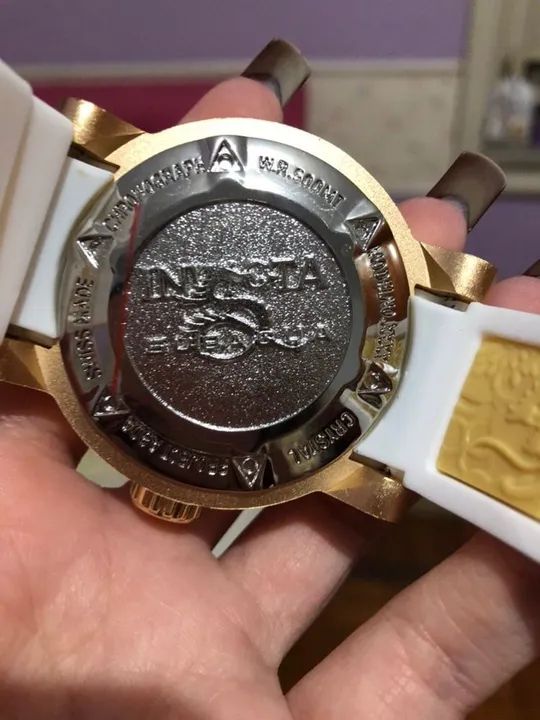 Relógio Invicta Yakuza Dragão Todo Cravejado Novo Na Caixa - Foto 5