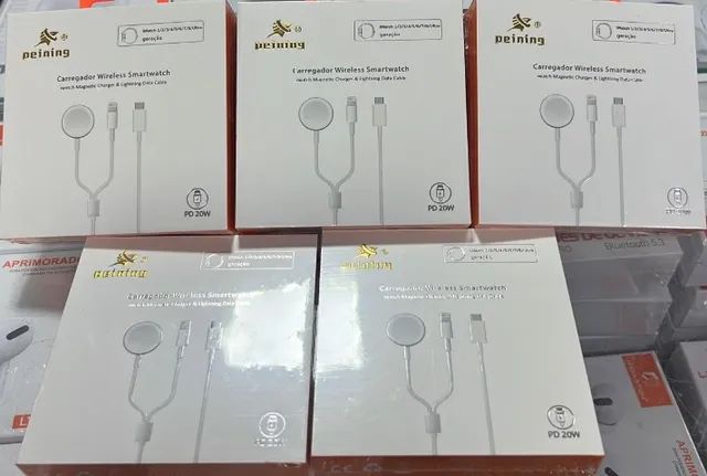 Cabo Carregador 3 Em 1 Para iPhone E Apple Watch Usb E Usb-c - Foto 2