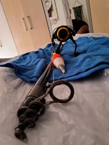 VARA OKUMA + MOLINETE OKUMA CUSTOM SPIN CSP-55 - Foto 5