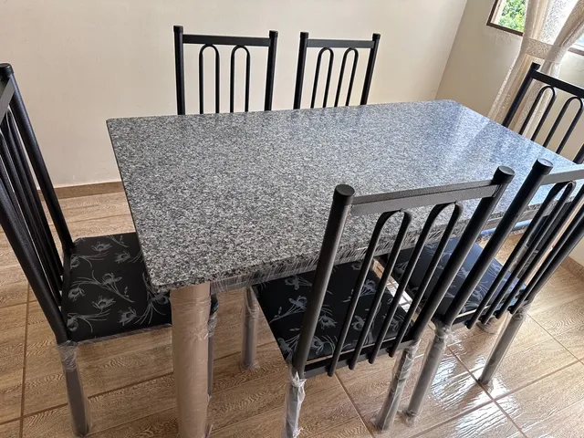 Conjunto de Mesa Reforçava 6 cadeiras PROMOÇÃO 