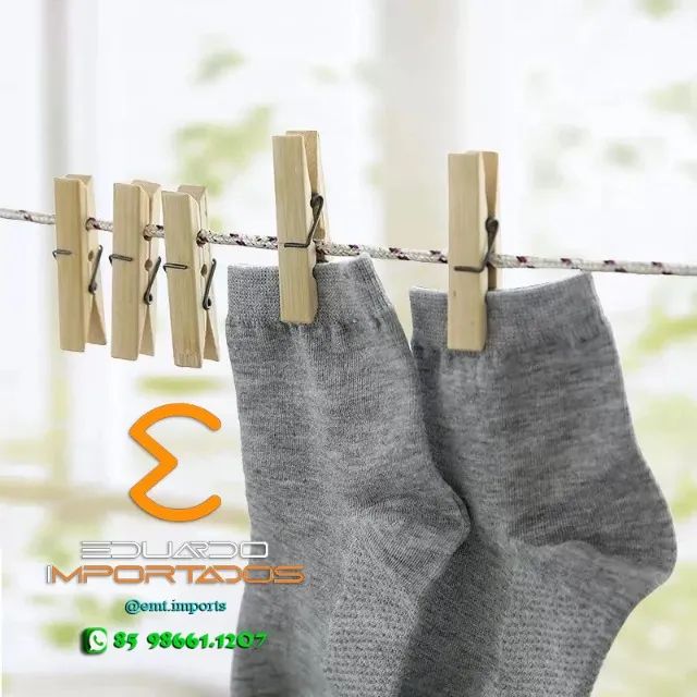 Prendedor de roupas pacote com 20 unidades - Foto 2