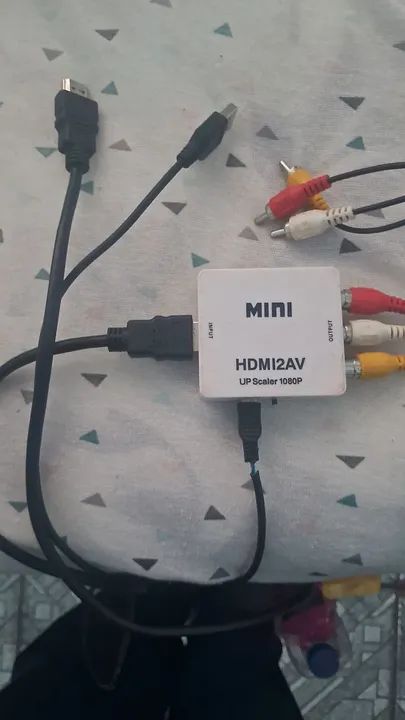Mini HDMI/AV Conversor de  imagem - Foto 2
