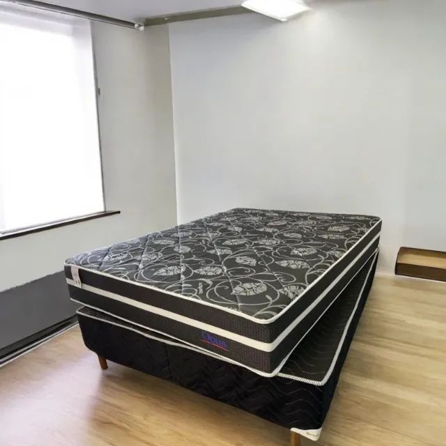 BASE + COLCHÃO CASAL COM ENTREGA GRÁTIS