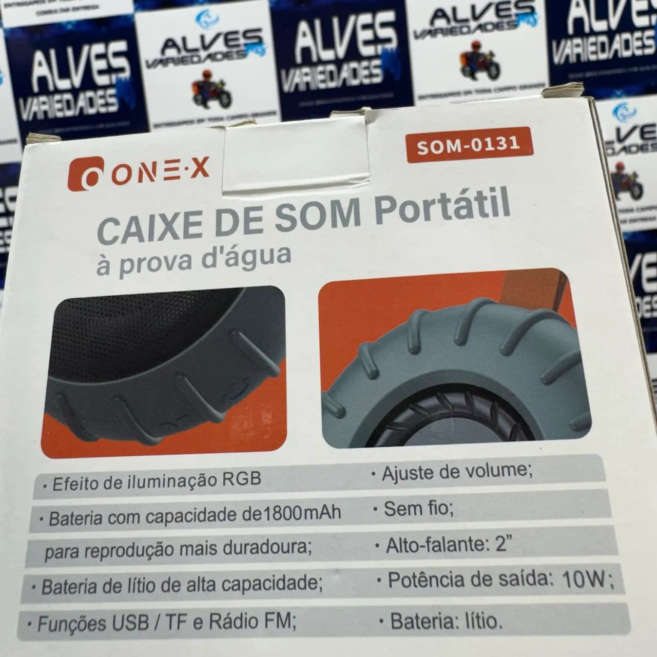 Caixa de som portátil a prova d?água com bluetooth  - Foto 2