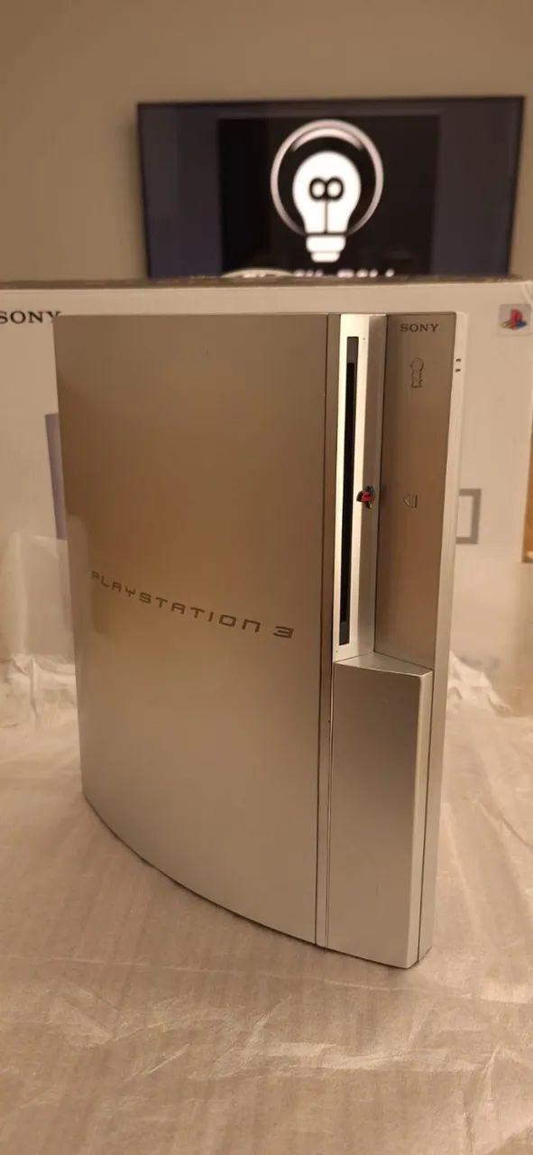 Console PS3 Fat Silver Original e Completo Desbloqueado