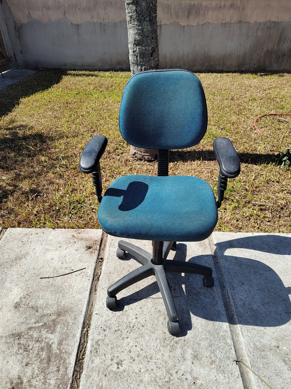 Cadeira de Escritório Giratória Azul