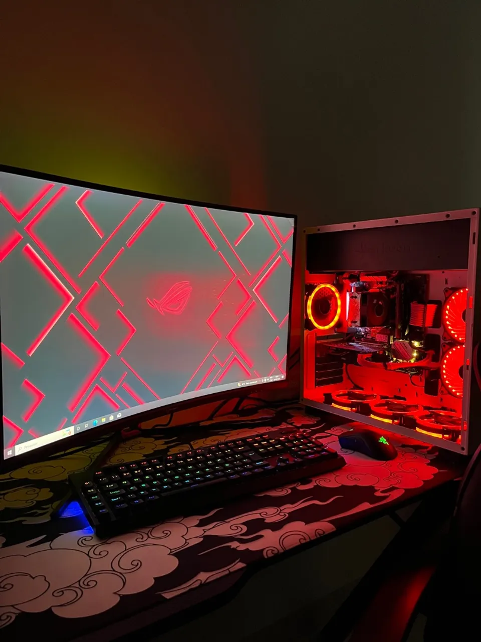 Pc gamer c monitor curvo 32pol 120hz