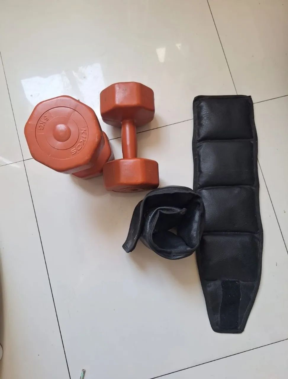 Halteres e Anilhas para Treino