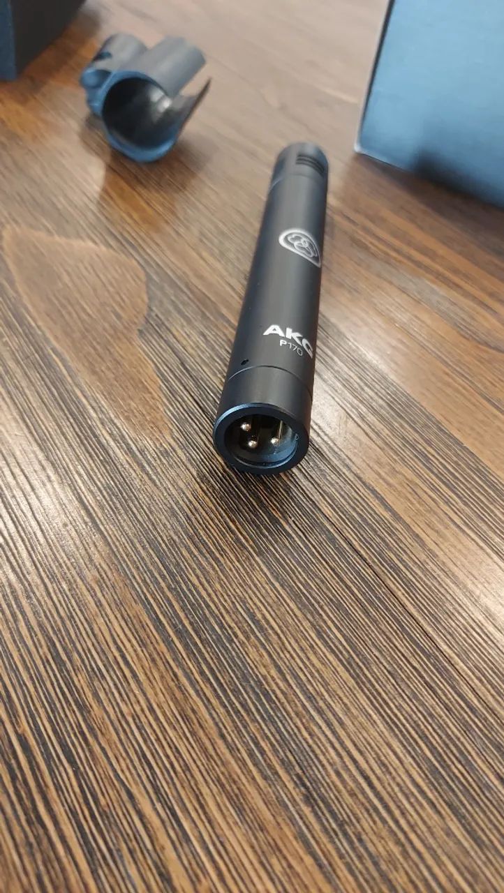 Microfone Akg P170 Condensador Cardioide Preto - Foto 3