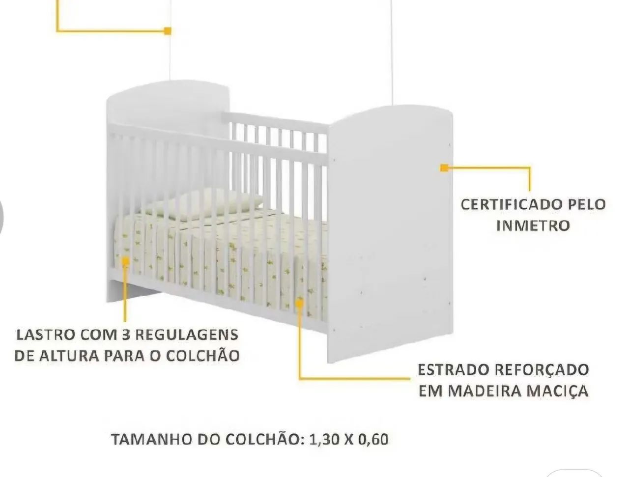 Berço novo na caixa - Foto 3