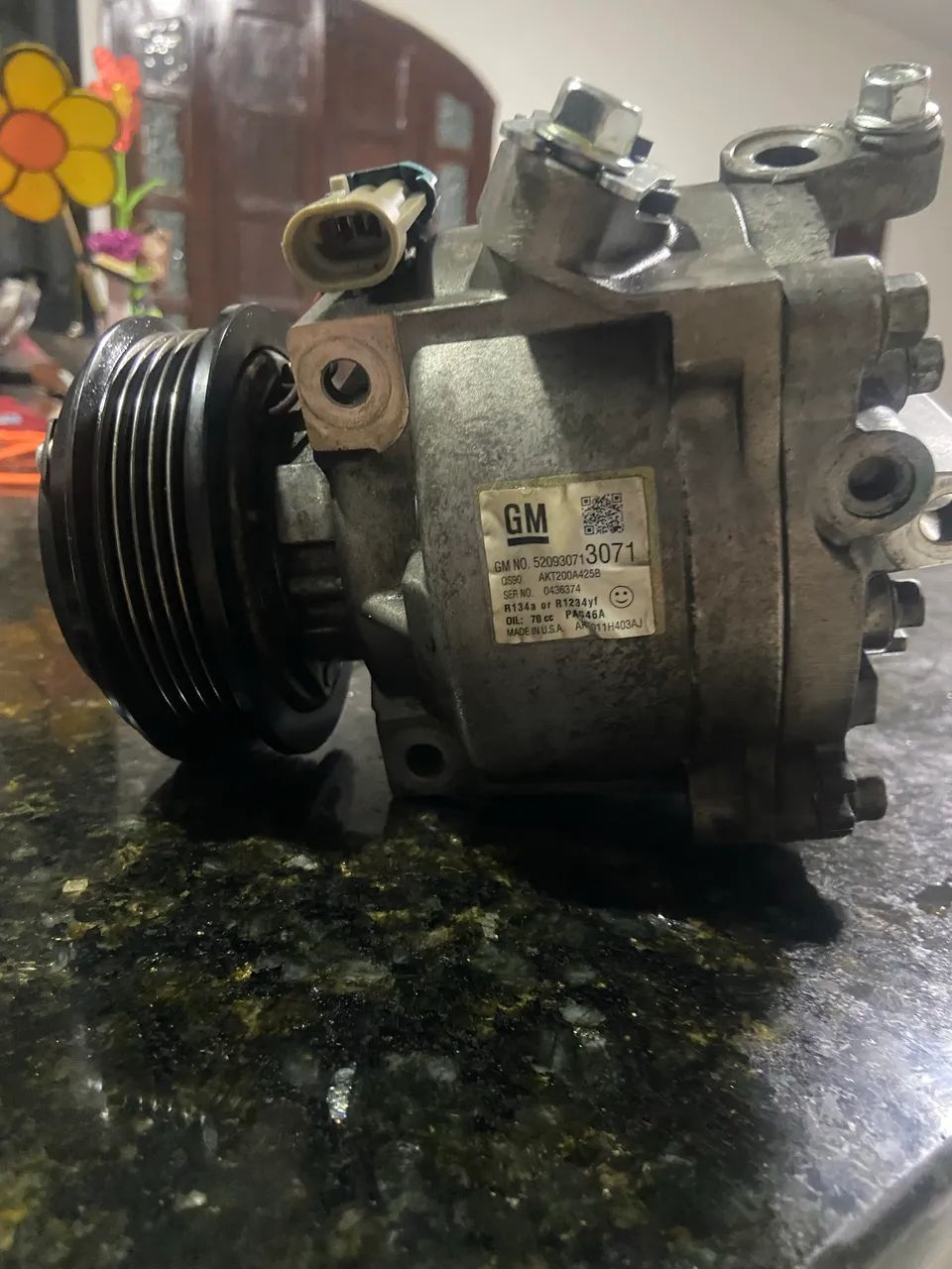 COMPRESSOR ORIGINAL GM AR CONDICIONADO ÔNIX 1.4, LT FLEX  - Foto 4