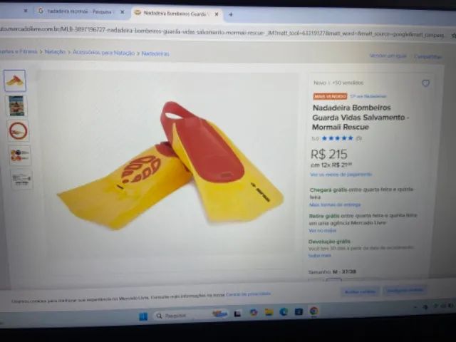 Nadadeira (PÉ DE PATO) - Foto 4