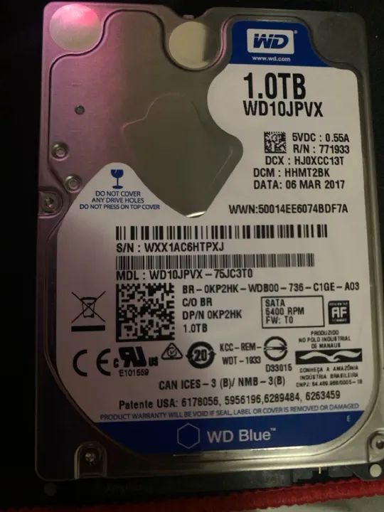 HD notebook ps4 1TB WD - Foto 3