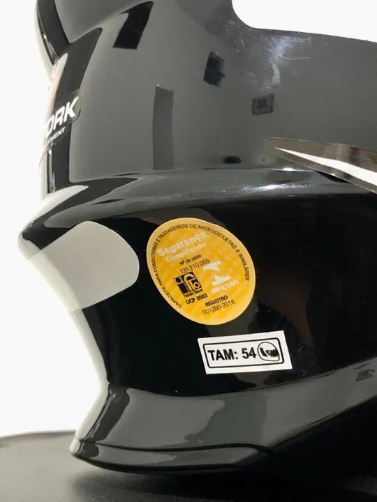 Capacete tamanho 54 (pequeno) ideal para crianças  - Foto 4
