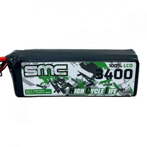 Bateria Lipo SMC 3400mah 6s 80c Plug EC5