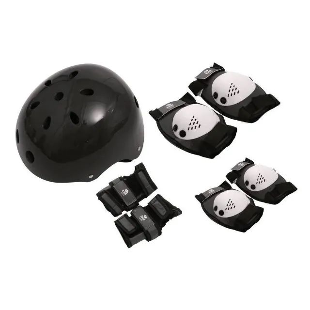 Kit de Proteção Com Capacete EPS Belfix - P/M/G - Preto, azul e rosa - Foto 3