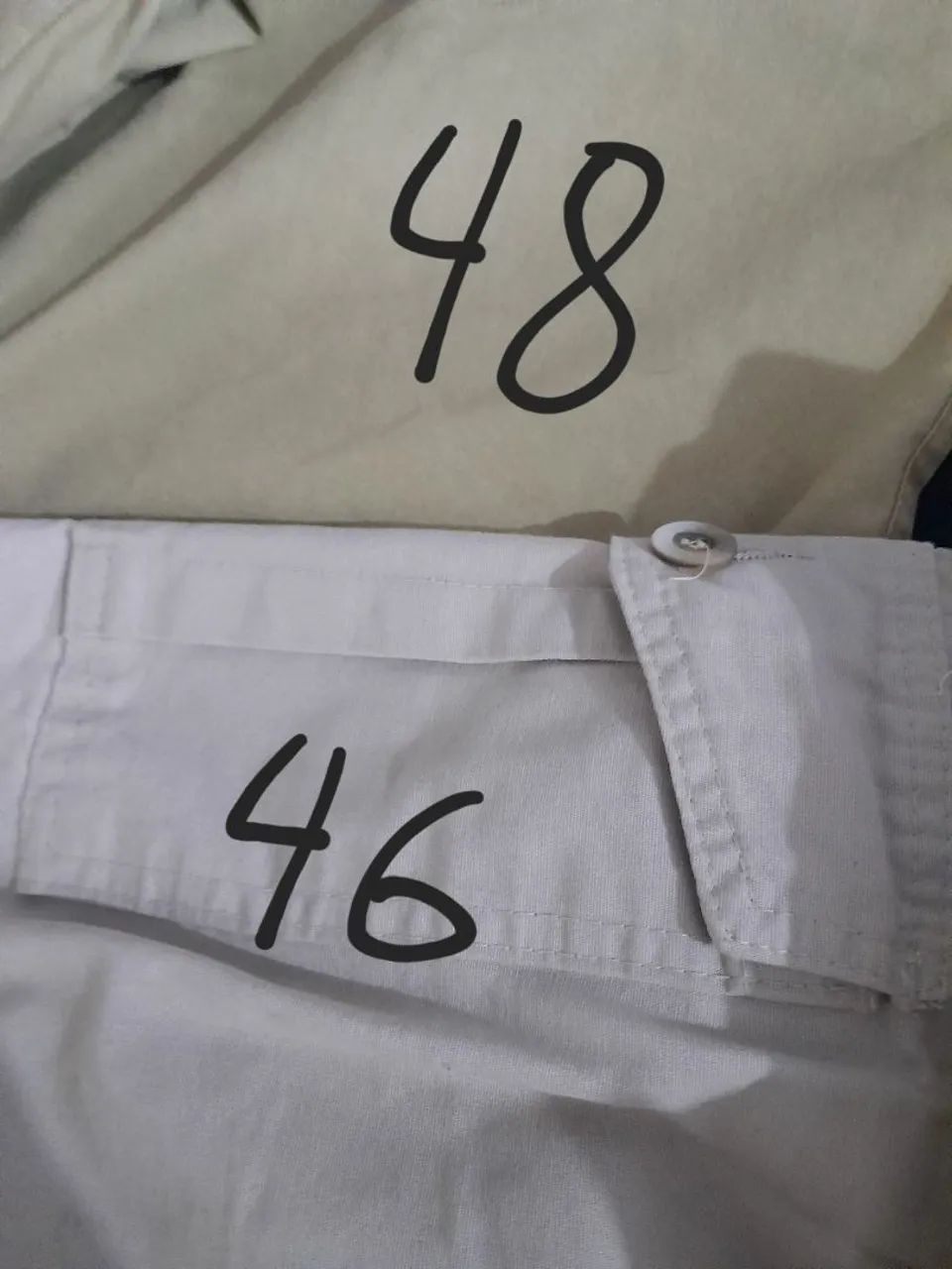 2 Bermudas Caqui Tamanho 46 e 48