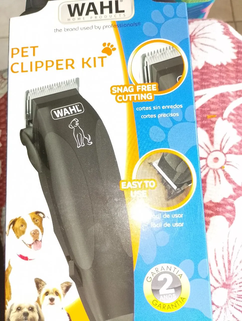 Máquina de Cortar Pelos para Animais Wahl Pet Clipper Kit