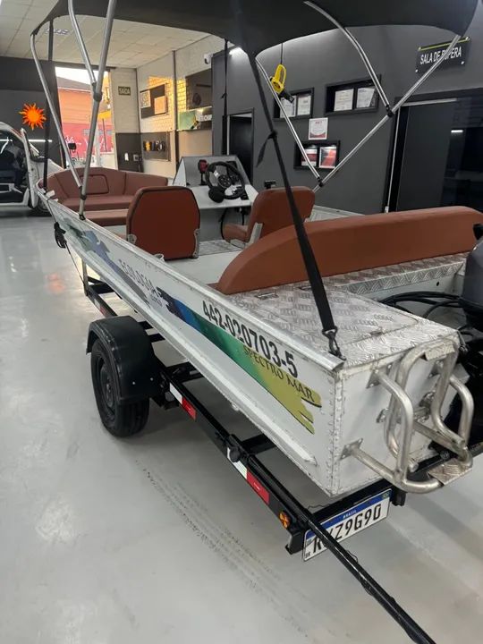 Barco ecologia com carretinha nova  - Foto 3