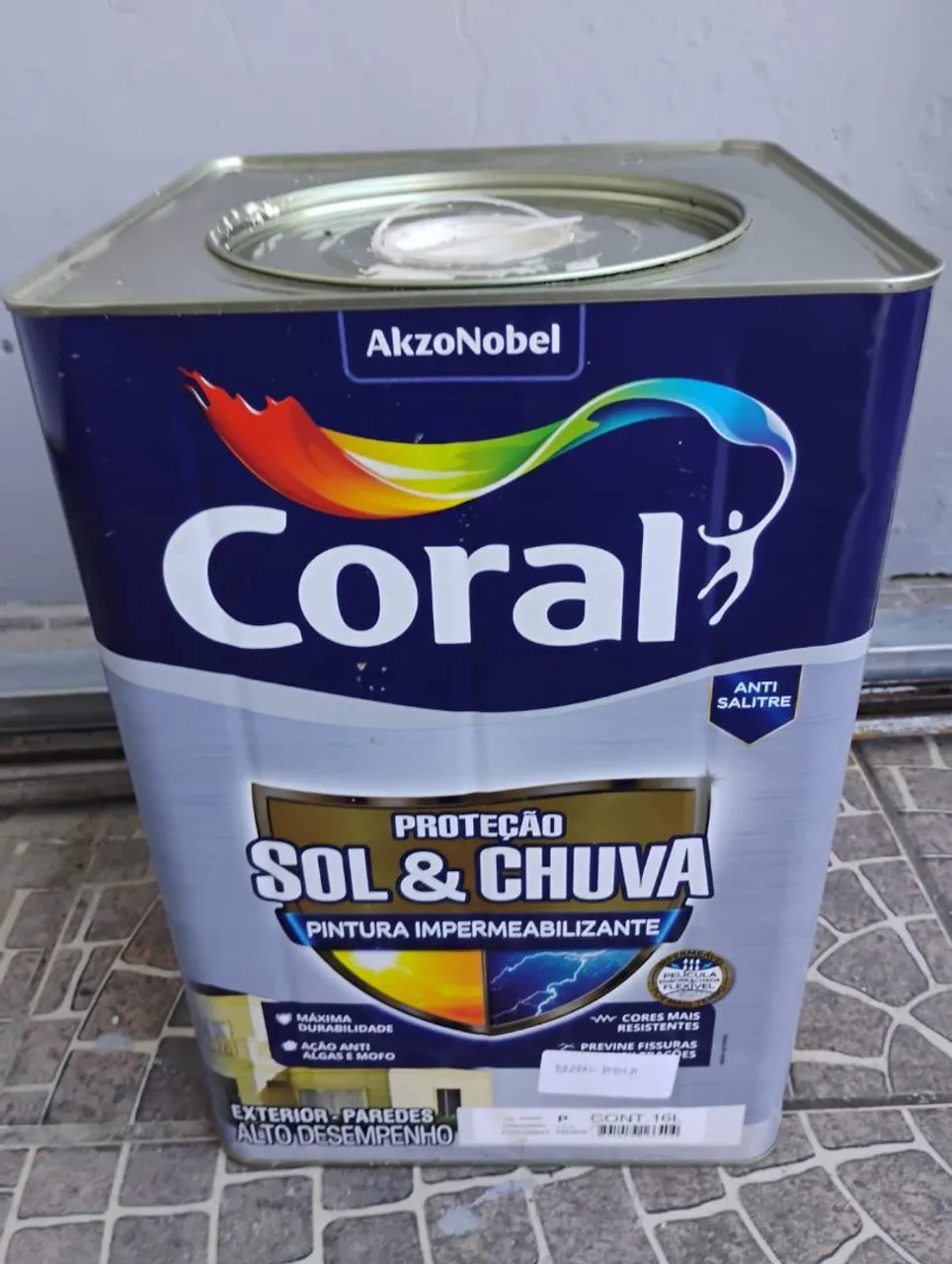 Tinta Coral Proteção Sol e Chuva 18L Alta Durabilidade