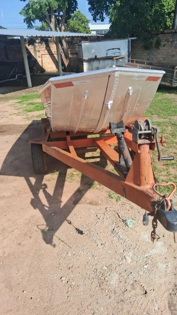 Canoa 4,5mt motor Mercury 15Hp Super - Foto 2