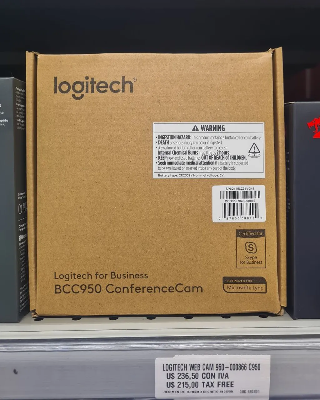 Webcam Logitech BCC950 ConferenceCam