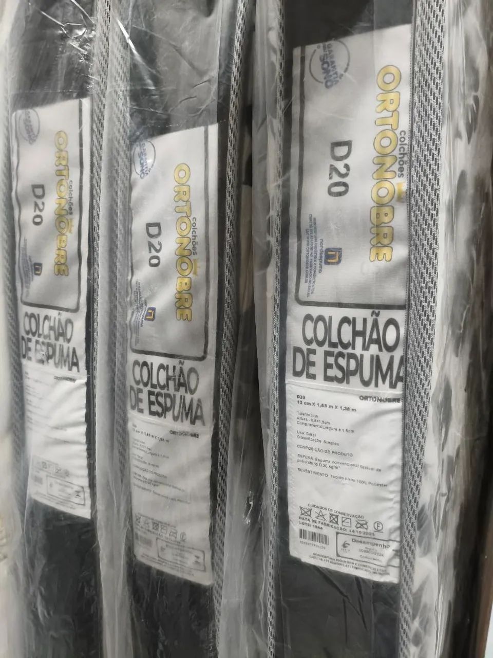 Colchão casal D20 12cm 290$ com frete grátis só aqui 