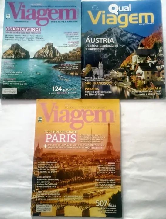 Varias revistas de VIAGEM