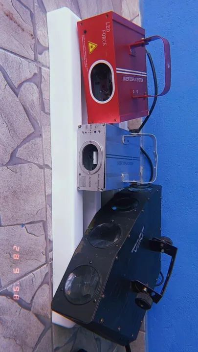 Kit de Projetores de Luz para Festas - Foto 6