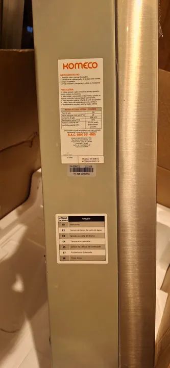 Aquecedor De Água A Gás GIp 26 Litros Inox (ko26di) - Komeco - Foto 2