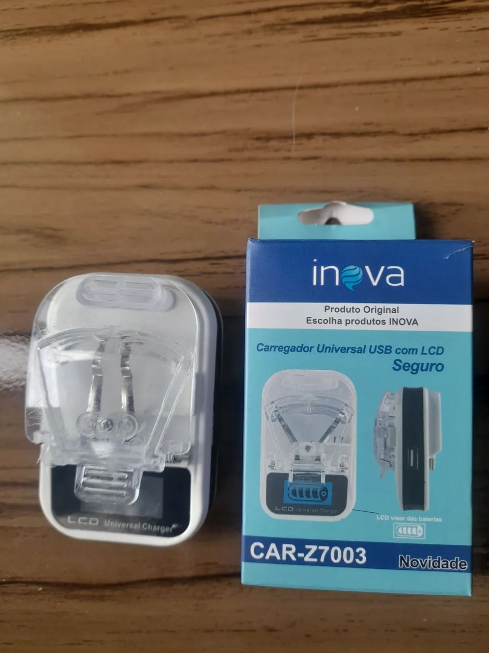 Carregador Universal USB com LCD para Celular - Inova CAR-Z7003 - Foto 3