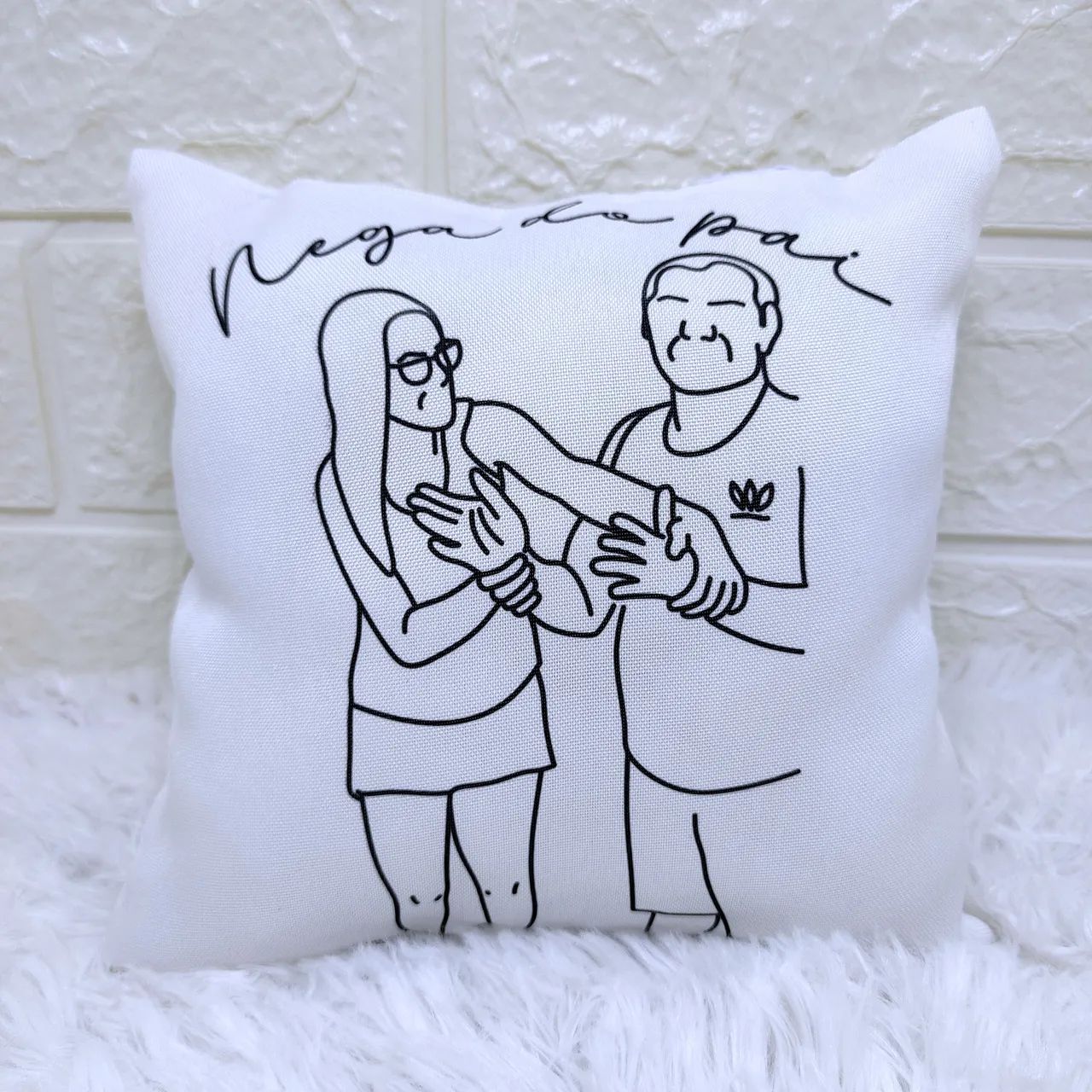 Almofada Personalizada + Arte Digital De Caricatura  - Foto 2