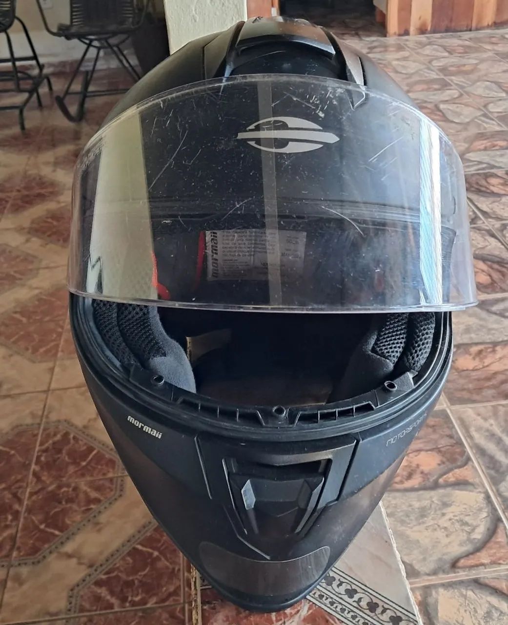 Capacete Mormai tamanho 60, usado.